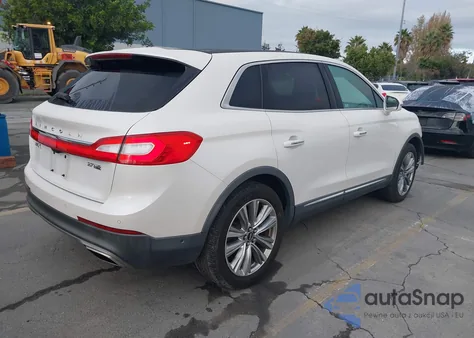 2016 Lincoln Mkx Reserve из США, поврежденный, VIN 2LMTJ8LP3GBL50152